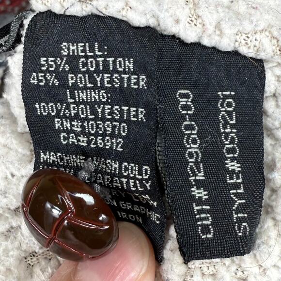 Obey Propaganda Mens Aztec Jacket Sherpa Lined Size S Coat - Picture 6 of 12